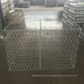 Caixa galvanizada de Gabion / rede de arame sextavada / malha de Gabion do metal